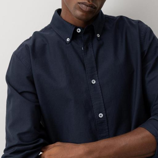 Camisa Oxford De Algodón