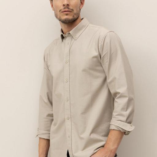 Camisa Oxford De Algodón [3]