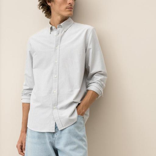 Camisa de Algodón a Rayas [2]
