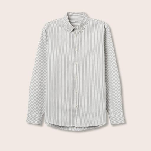 Camisa de Algodón a Rayas [3]