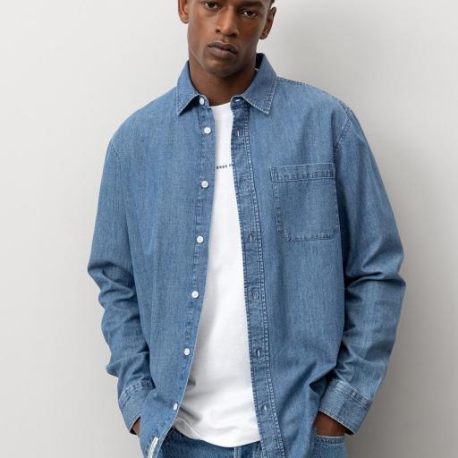 Camisa Vaquera Corte Regular