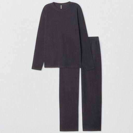 Pijama Polar Gris Escuro [2]