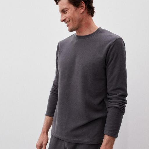 Pijama Polar Gris Escuro [3]