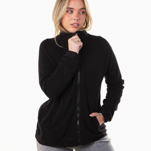 Chaqueta polar cuello alto [1]