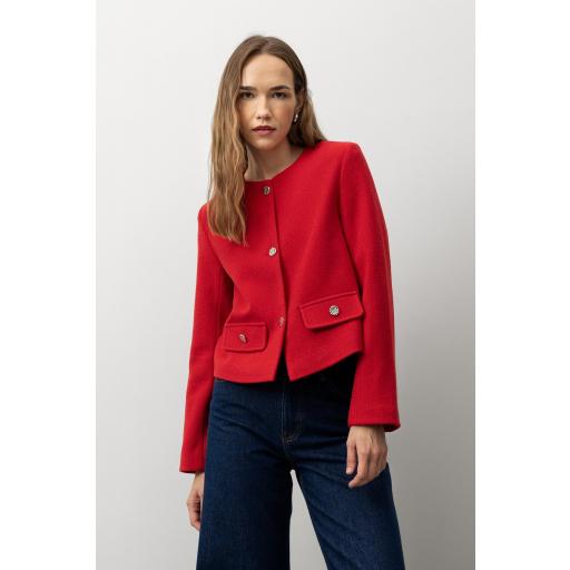 Chaqueta corta regular fit
