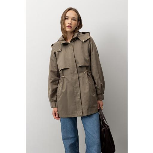 Chaqueta Relaxed con Capucha Removible [2]