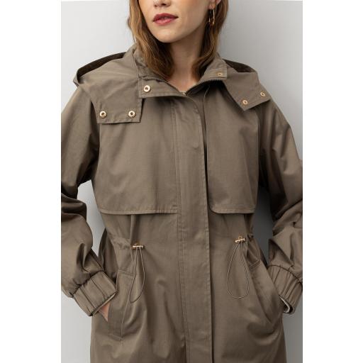Chaqueta Relaxed con Capucha Removible [3]