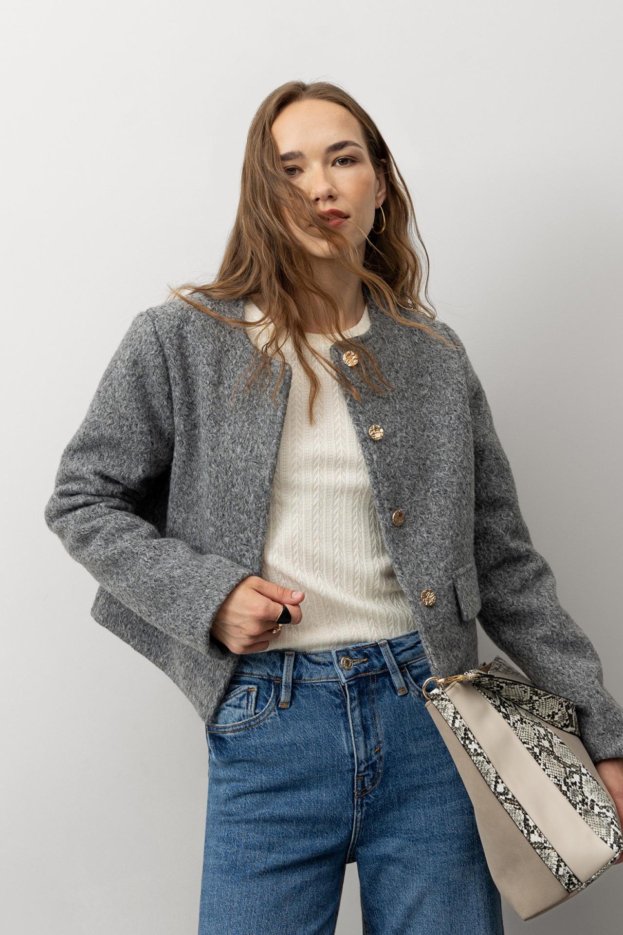 Chaqueta Corta Bouclé