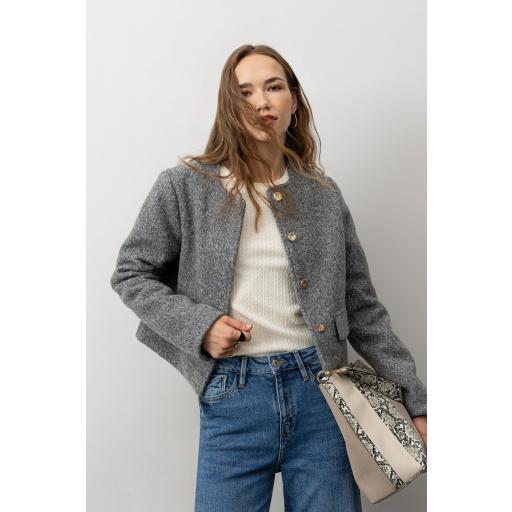 Chaqueta Corta Bouclé