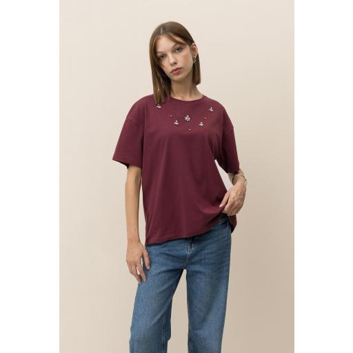 Camiseta Relaxed con Joyería [2]