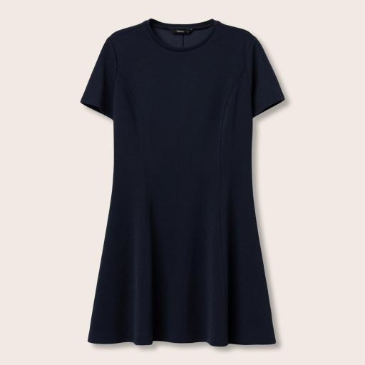 Vestido Evasé de Punto [3]