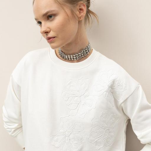 Sudadera Relaxed Bordada [1]