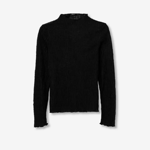 Camiseta Bordada De Manga Larga [3]