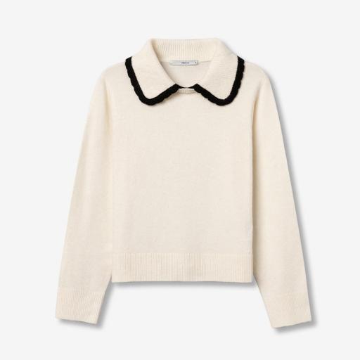 Camisola crema con contraste [3]