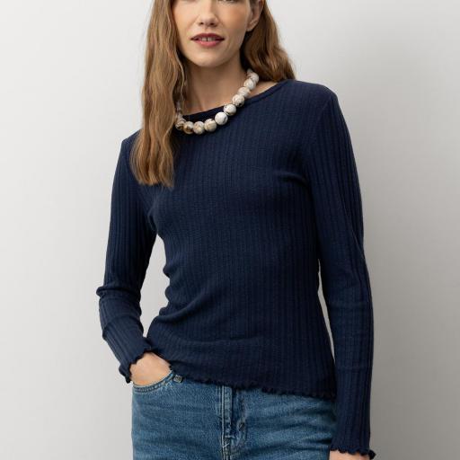 Camiseta Canalé de Manga Larga [2]