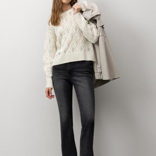 Jersey Corte Relaxed Punto Hoja [1]