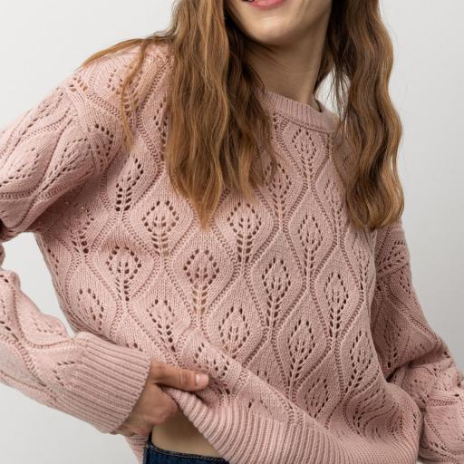 Jersey Corte Relaxed Punto Hoja [2]