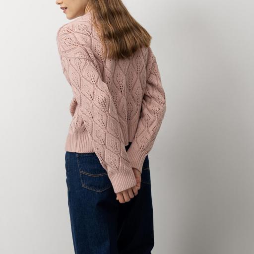 Jersey Corte Relaxed Punto Hoja [3]