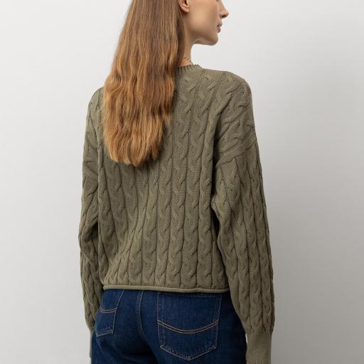 Jersey de Punto Trenzado Corte Relaxed [3]