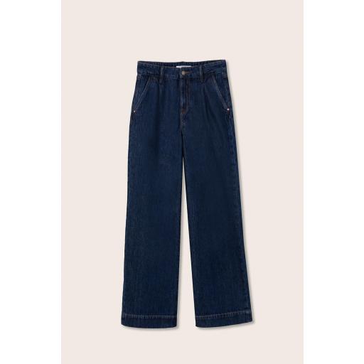 Jeans Wide Leg con Pliegues [3]