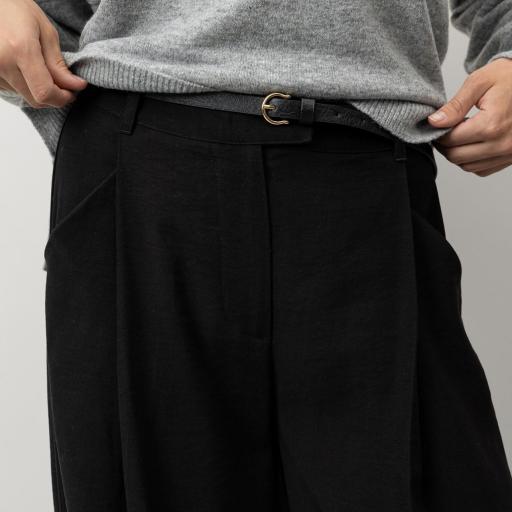 Pantalón Wide Leg Con Cinturón [1]