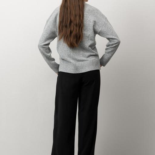 Pantalón Wide Leg Con Cinturón [2]