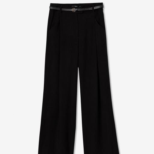 Pantalón Wide Leg Con Cinturón [3]