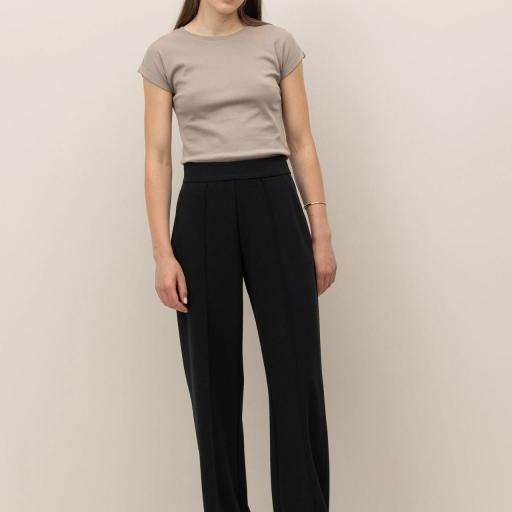 Pantalones Wide Leg de Punto