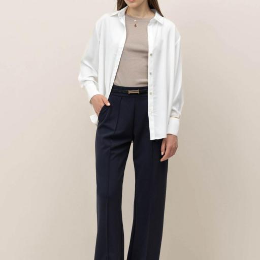 Pantalones Wide Leg de Punto [1]