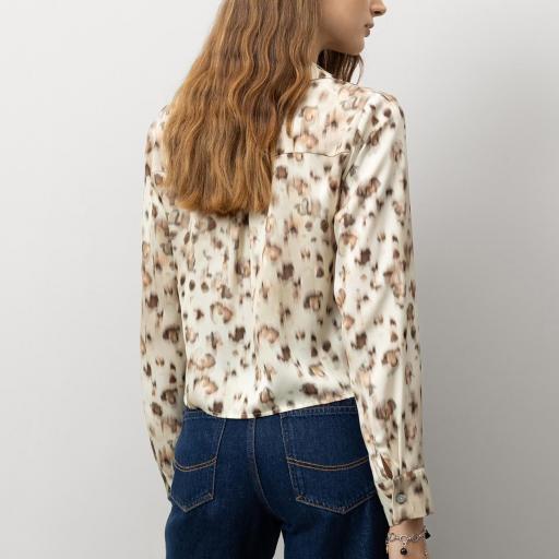 Camisa Cropped Satinada [1]