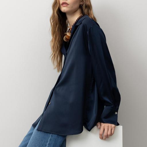 Camisa Relaxed Satinada [1]