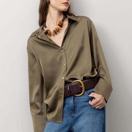 Camisa Relaxed Satinada [3]