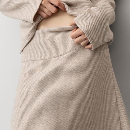 Falda Evasé con Hilo Metálico [2]