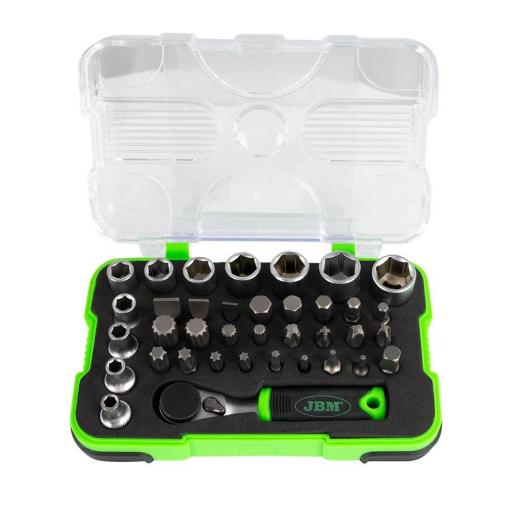 Estuche herramientas de 38 PIEZAS con carraca mini [3]