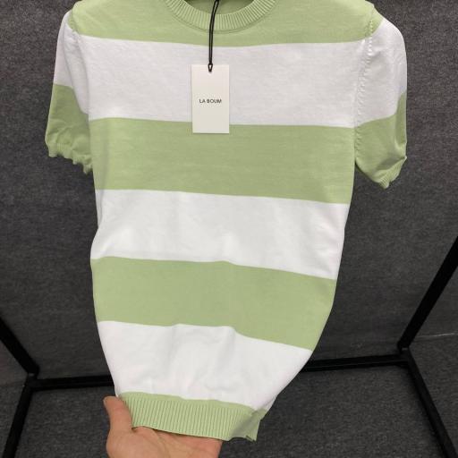 CAMISETAS BLANCO VERDE