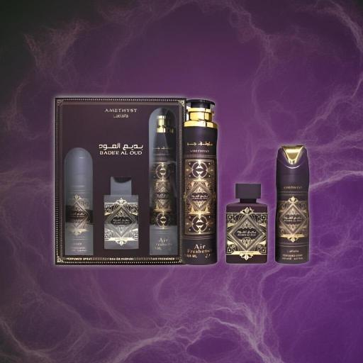 Set de regalo Badee Al Oud Lattafa 3 piezas 100 Ml [1]