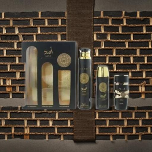 Set Regalo Lattafa Perfumes Asad Gift Set 100ml EDP + 200ml Perfume Spray + 300ml Air Freshener [1]