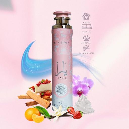 Ambientador Yara rosa 300ml - Lattafa [2]