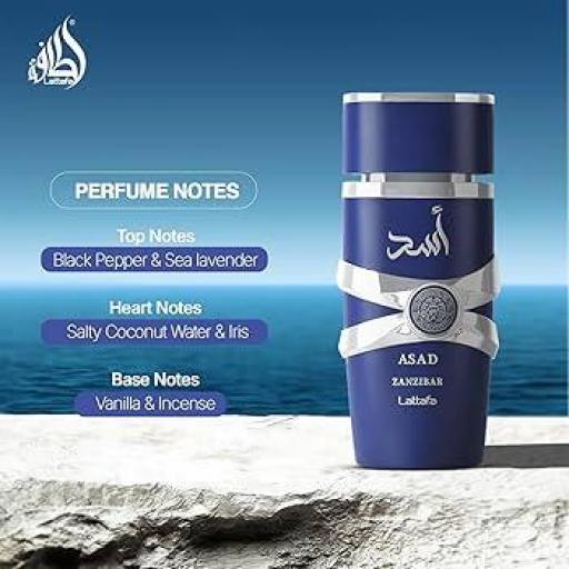 Perfume Lattafa Asad Zanzíbar EDP 100 ml [4]