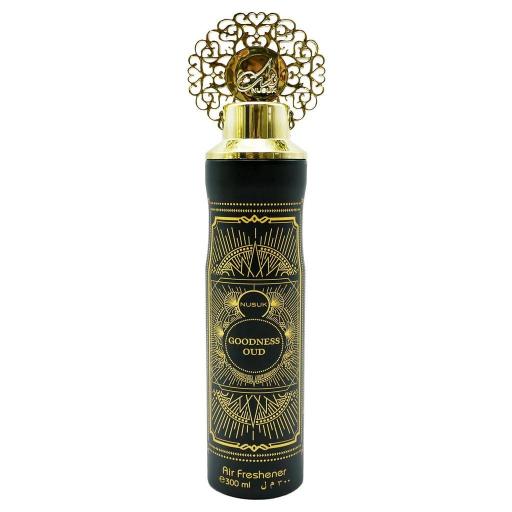 Ambientador Nusuk Air Freshener Goodness Oud Black 300 ml