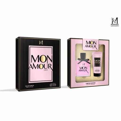 SET PERFUME 50ML MON AMOUR PARIS