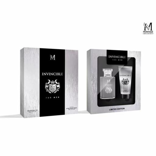 SET PERFUME 50ML INVINCIBLE MEN