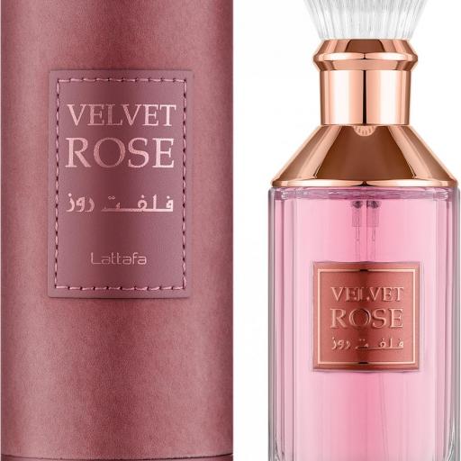 Perfume Árabe Lattafa VELVET ROSE, 100 ml Mujer [4]