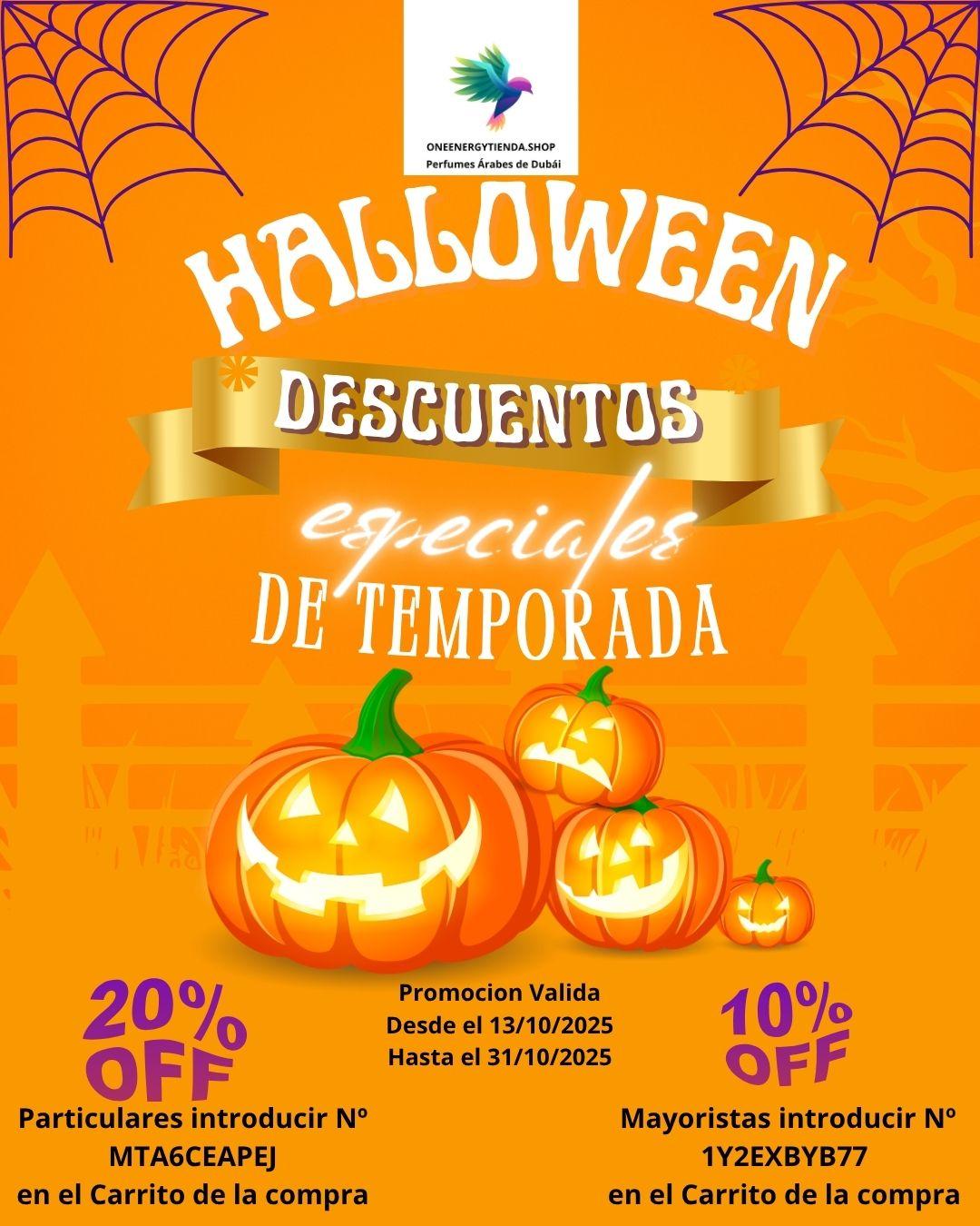 Promocion Hallowen 2025 Particulares