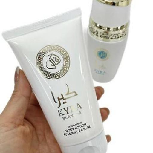 SET PERFUME 100ML Y CREMA CORPORAL 150ML KYRA BLANCHE [2]