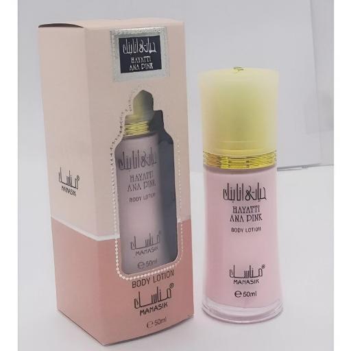 Loción corporal rosa Al Fakhr Hayati Ana 50 ml