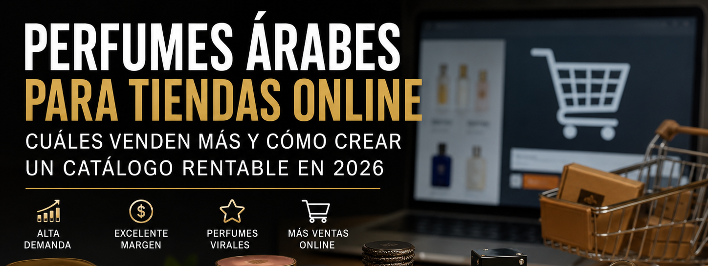 Perfumes árabes para tiendas online: cuáles venden más y cómo crear un catálogo rentable en 2026