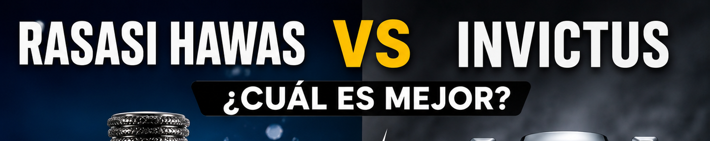 Rasasi Hawas vs Invictus: cuál es mejor, diferencias y cuál comprar