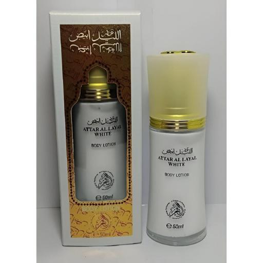 Loción corporal blanca Al Fakhr Attar Al Layal 50 ml