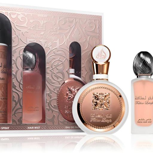 Set Regalo Lattafa Fakhar Rose 3 Unidades 100 Ml